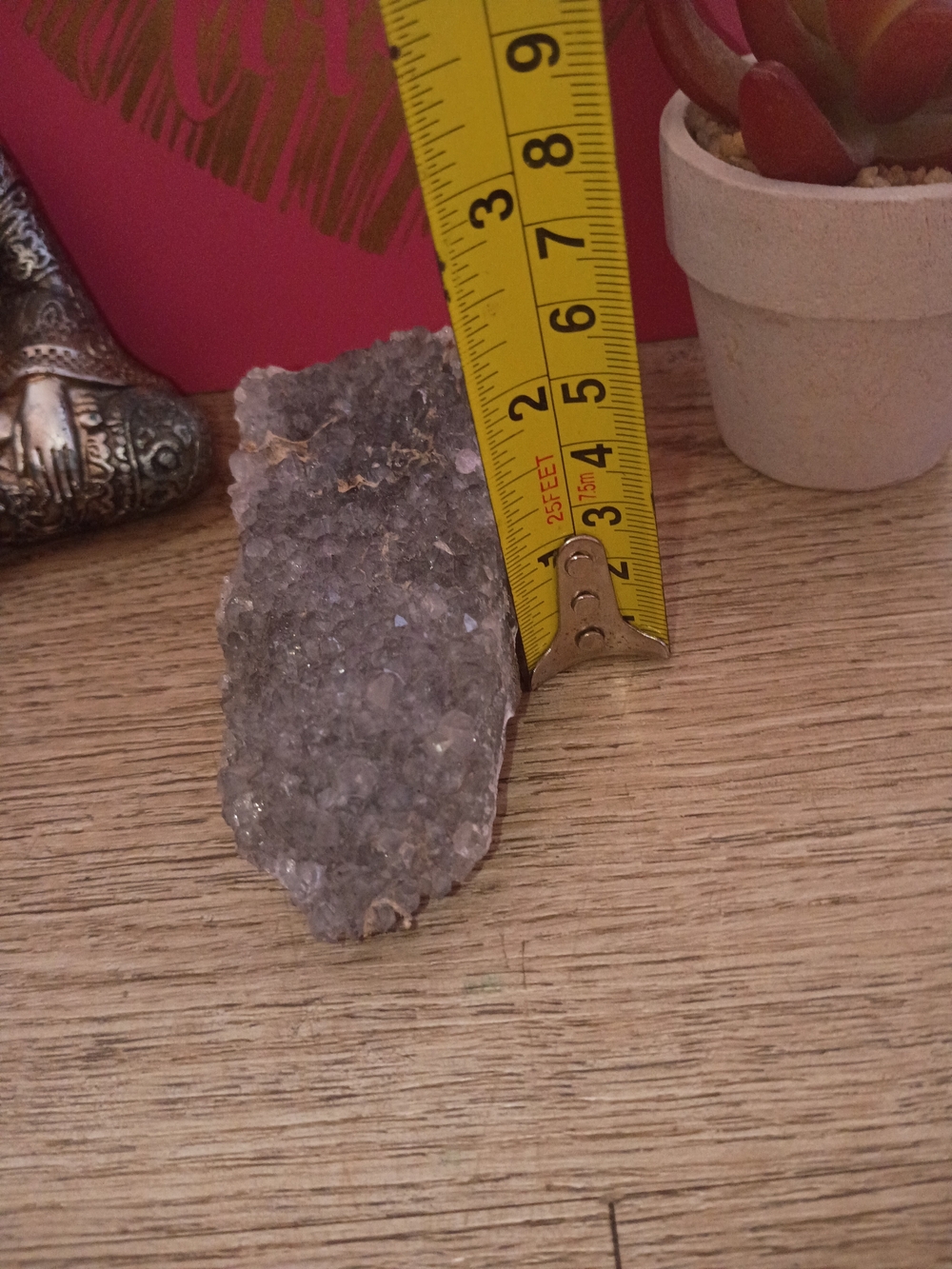 Black Amethyst Crystal Cluster From Brazil - Picture 9 of 10